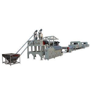 Machine de fabrication de tapis de porte de bobine de support en mousse PVC